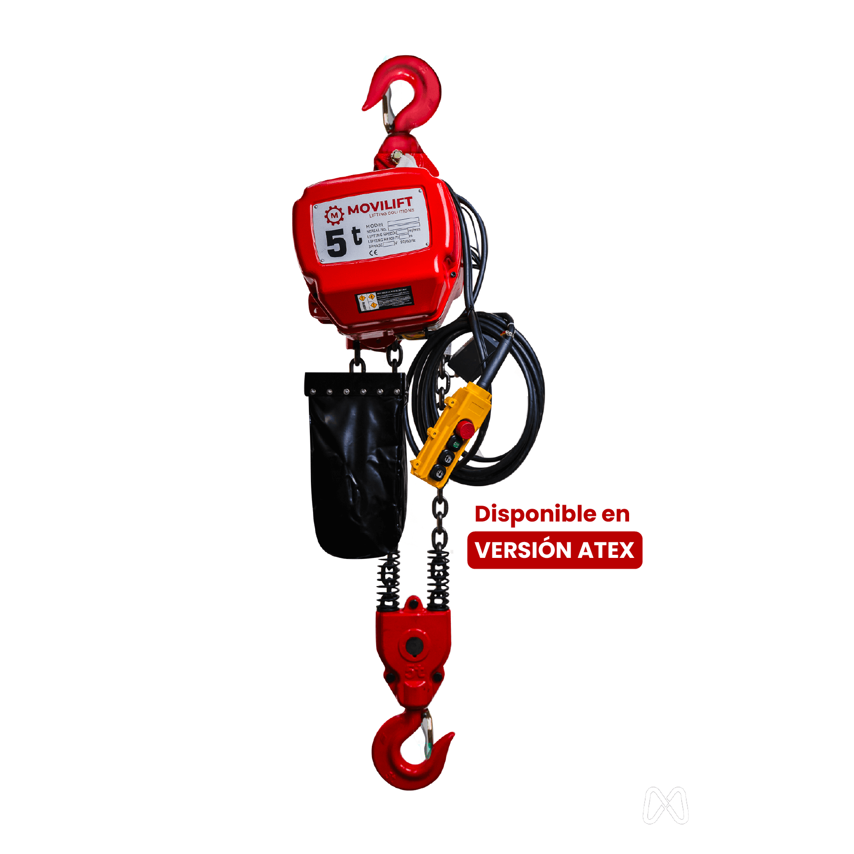 Movilift – Tecle eléctrico a cadena ATEX - Movitécnica