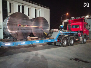 Despacho de f40 0emtros de faja transportadora de lona