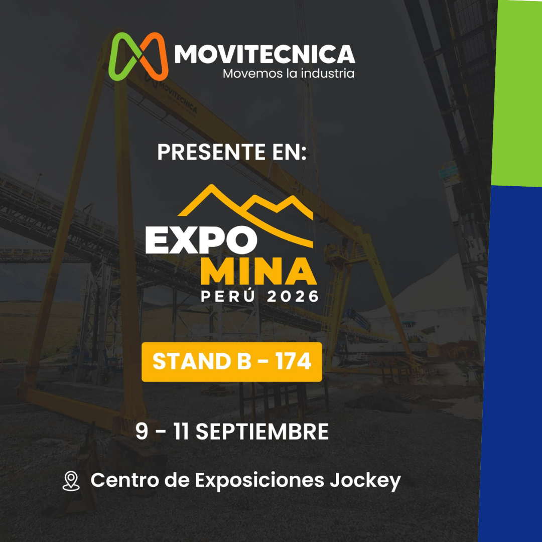 Movitecnica lleva a EXPOMINA PERÚ 2026 sus soluciones para que nada detenga el movimiento de la industria minera